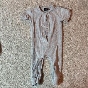 Little Bipsy Soft Gray Kids Footie